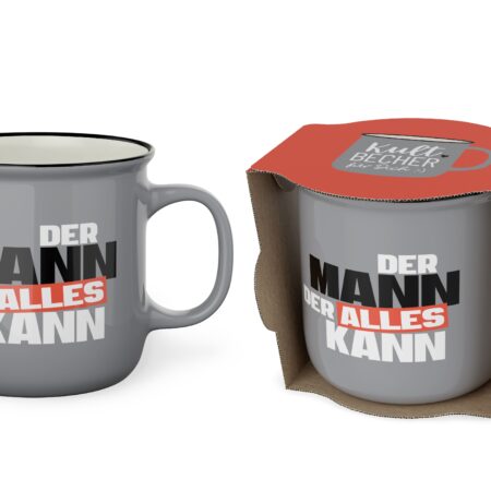 Kultbecher 250ml "Der Mann der alles kann"