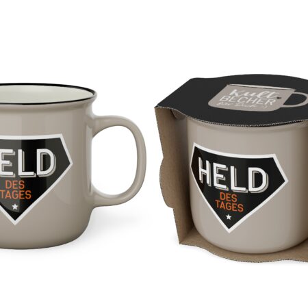 Kultbecher 250ml "Held des Tages"