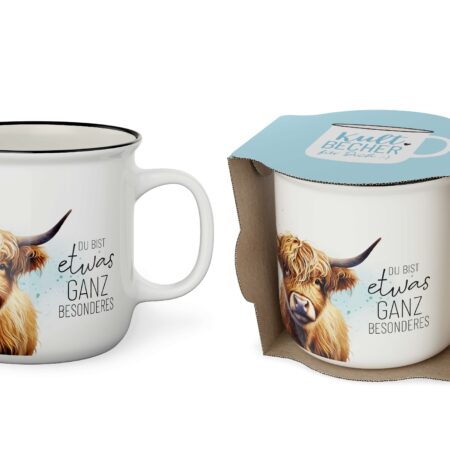 Kultbecher 250ml Lucky Friends "Du bist etwas ganz besonderes" (Rind)
