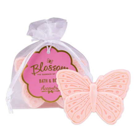Gästeseife Schmetterling BLOSSOM in Organzabeutel, 28g