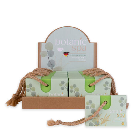 Schafmilchseife BOTANIC SPA mit Kordel, in Papierverpackung, 100g