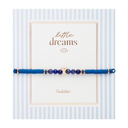 Armband "little dreams" - Sodalith - rosévergoldet - Engel
