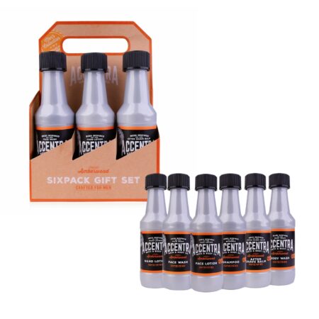 Geschenkset MEN'S COLLECTION in Sixpack Box aus Kraftpapier