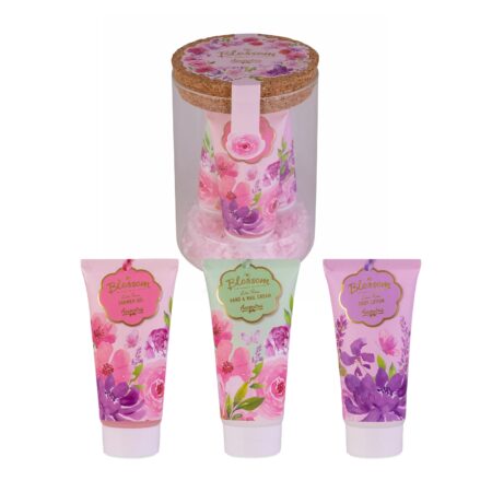 Badeset BLOSSOM in Glas