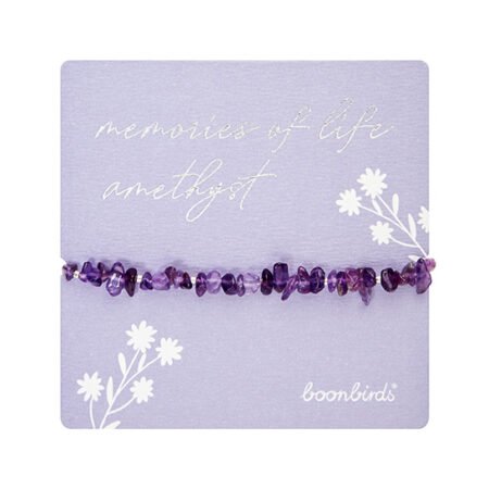 Armband "memories of life" - Amethyst