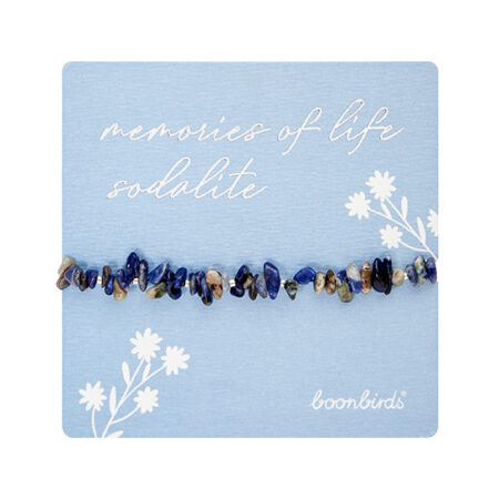 Armband "memories of life" - Sodalith