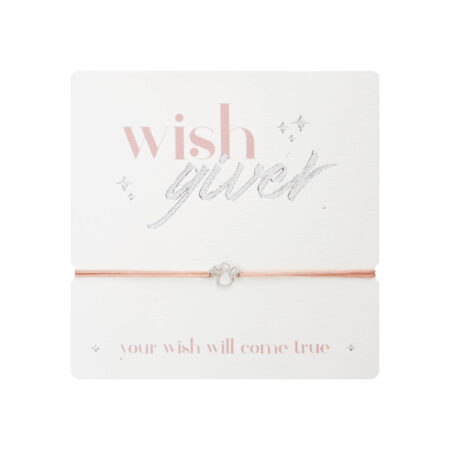 Armband "wish giver" - Edelstahl - Engel