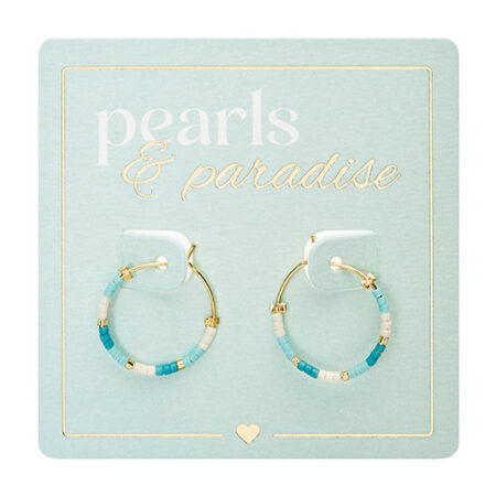 Ohrringe "Pearls & Paradise" - Türkis