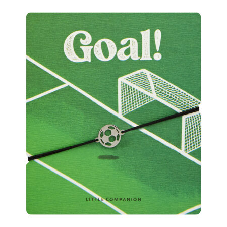 Armband „little companion“ - Edelstahl - Fußball