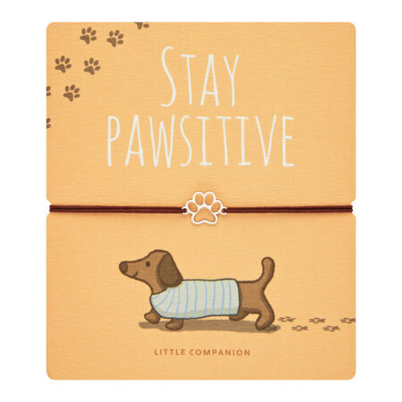 Armband „little companion“ - Edelstahl - Pfote