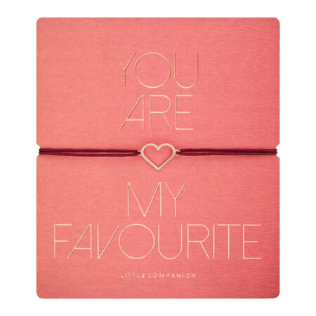 Armband „little companion“ - rosévergoldet - Herz