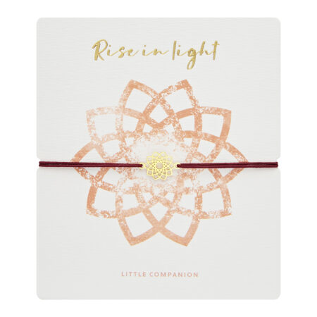 Armband „little companion“ - vergoldet - Blüte