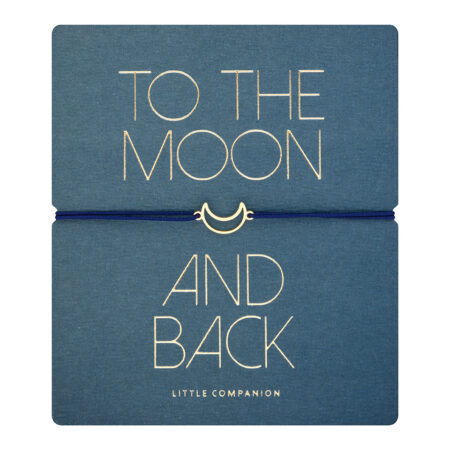 Armband „little companion“ - vergoldet - Mond