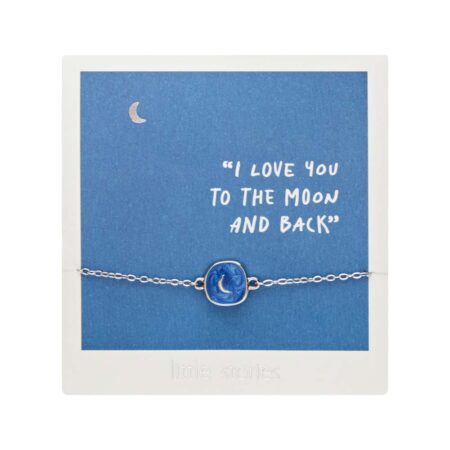 Armband "little stories" - silberfarben - Mond