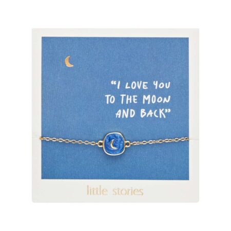 Armband "little stories" - goldfarben - Mond