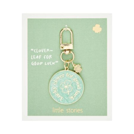 Schlüsselanhänger "little stories" - Kleeblatt