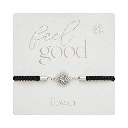 Armband "feel good" - Edelstahl - Blüte