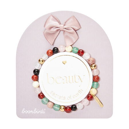 Edelsteinarmband "beauty" - secrets of earth - vergoldet