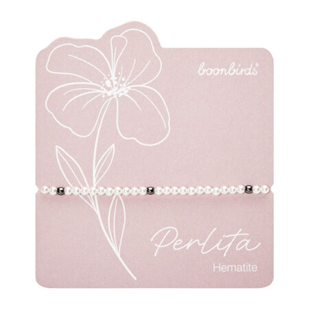 Armband "Perlita" - Hämatit