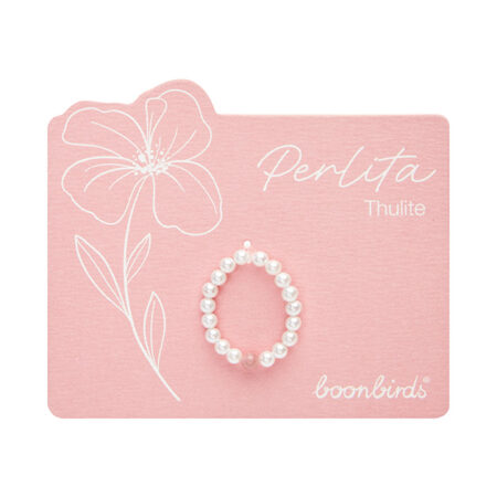Ring "Perlita" - Thulit-Quarz