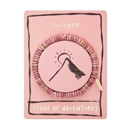 Armband "Talisman" - Thulit - rosévergoldet