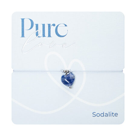 Armband "Pure love" - Sodalith - Edelstahl