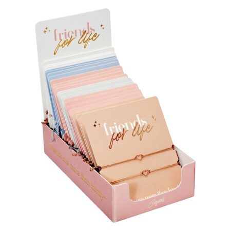 Display Armbänder "friends for life"