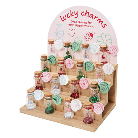 Displaypaket Glücksbringer im Glas "lucky charm"