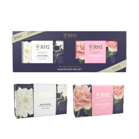 Seife 2x200g RHS White Blooms / Magnolia &Tuberose