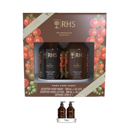 Flüssigseife & Handlotion 2x300ml RHS Tomato Leaf, Red Fruits