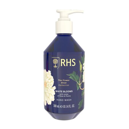 Flüssigseife 300ml RHS White Blooms, Rose & Peony