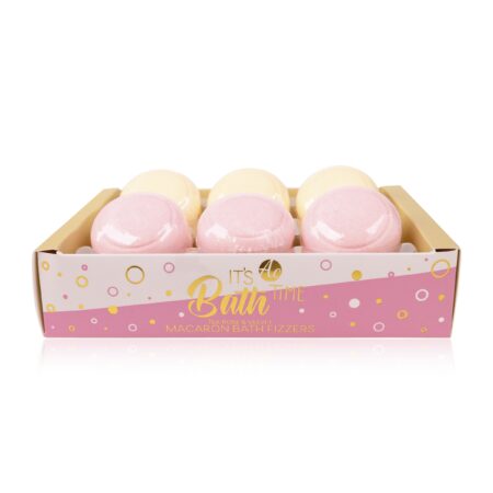 Badefizzer Macarons LET'S CELEBRATE in Geschenkbox, 6 x 50g
