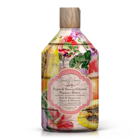 Bade- und Duschcreme 500ml Papaya & Hibiscus