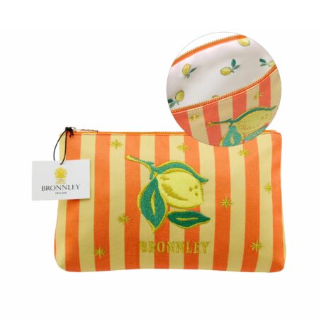 Canvas-Geldbörse Lemon