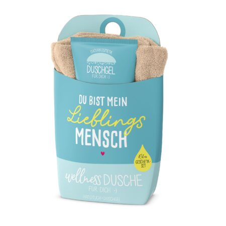 Geschenkset Wellnessdusche Happy Greetings "Du bist mein Lieblingsmensch"
