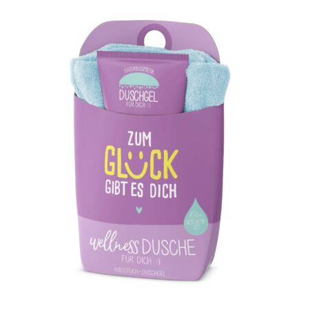 Geschenkset Wellnessdusche Happy Greetings "Zum Glück gibt es Dich"