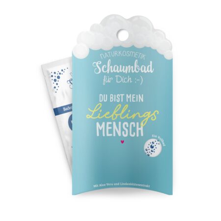 Schaumbad 40ml Happy Greetings "Du bist mein Lieblingsmensch"