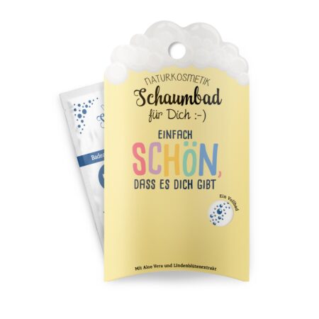 Schaumbad 40ml Happy Greetings "Einfach schön, dass es Dich gibt"