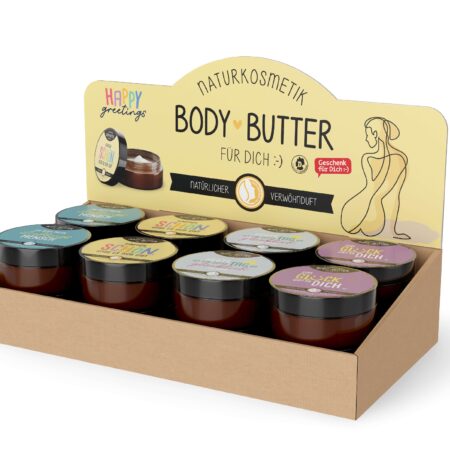 Bodybutter 150ml Happy Greetings im Display MIX