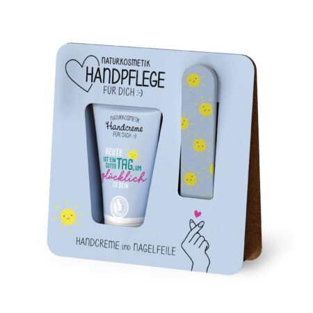 Handpflegeset Happy Greetings "Heute ist ein guter Tag, um glücklich zu sein"