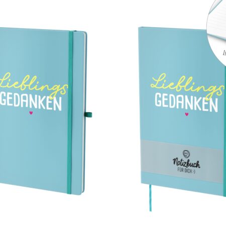 Notizbuch A5 Happy Greetings "Lieblingsgedanken"