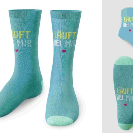 Zaubersocken Happy Greetings "Läuft bei mir" Gr.36-40