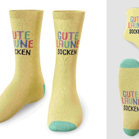 Zaubersocken Happy Greetings "Gute Laune Socken" Gr.36-40