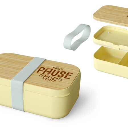 Brotdose Happy Greetings "Kurze Pause, dann geht’s weiter"