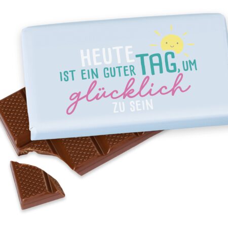 Schokolade 40g Happy Greetings "Heute ist ein guter Tag, um glücklich zu sein"