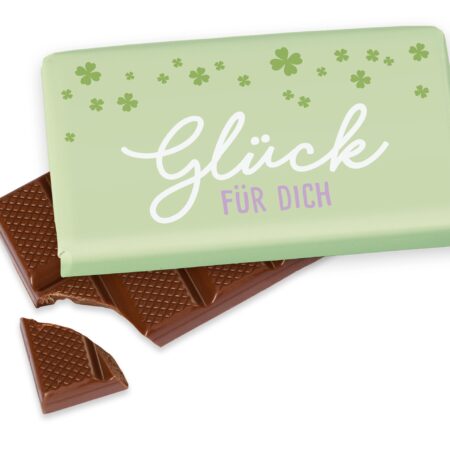 Schokolade 40g Happy Greetings "Glück für dich"