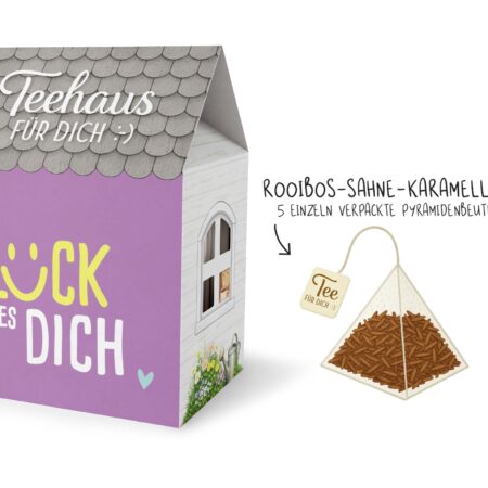 Teehaus Happy Greetings "Zum Glück gibt es Dich"