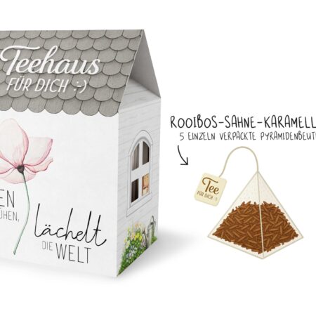 Teehaus Lovely Greetings "Wo Blumen blühen, lächelt die Welt" (Blüte)