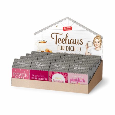Teehaus Auf uns Mädels im Display MIX