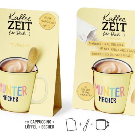 Kaffeezeit Happy Greetings "Muntermacher"